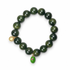 Olive Riverstone with Olive Pendant on white studio background