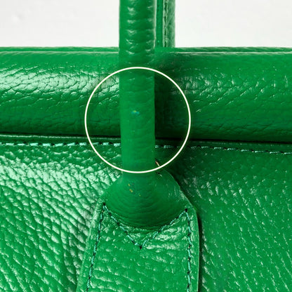 CATERINA GREEN LEATHER BAG