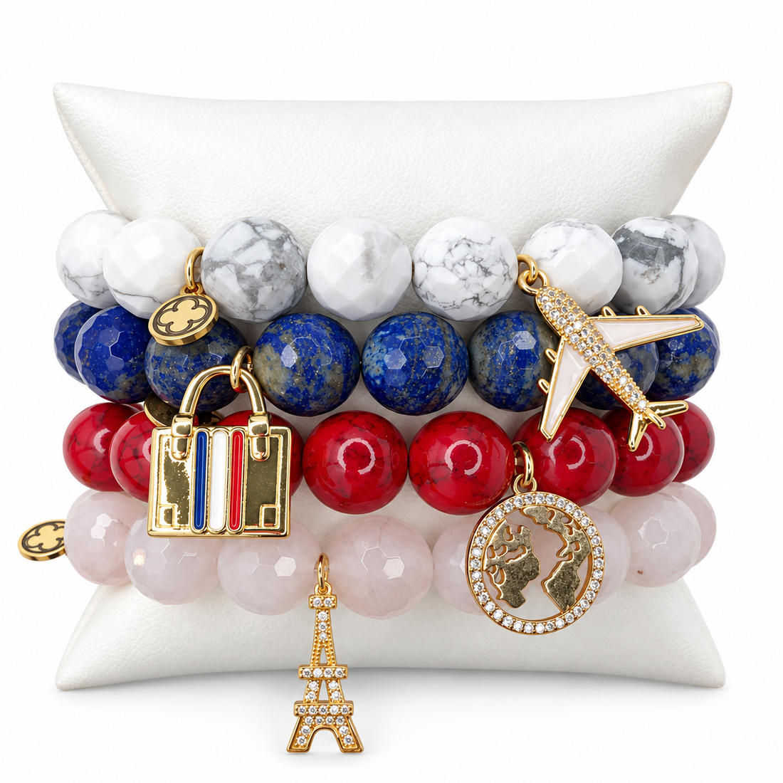 Bon Voyage Armparty on white studio background