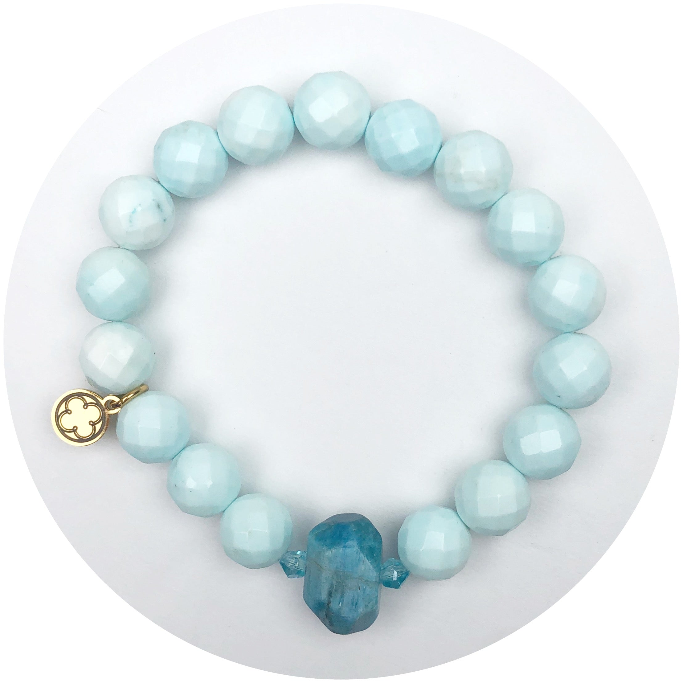 Seafoam Teal with Aquivane Nugget
