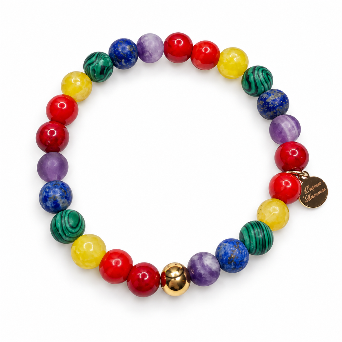 Mens "Love is Love" Multicolor Jade on white studio background