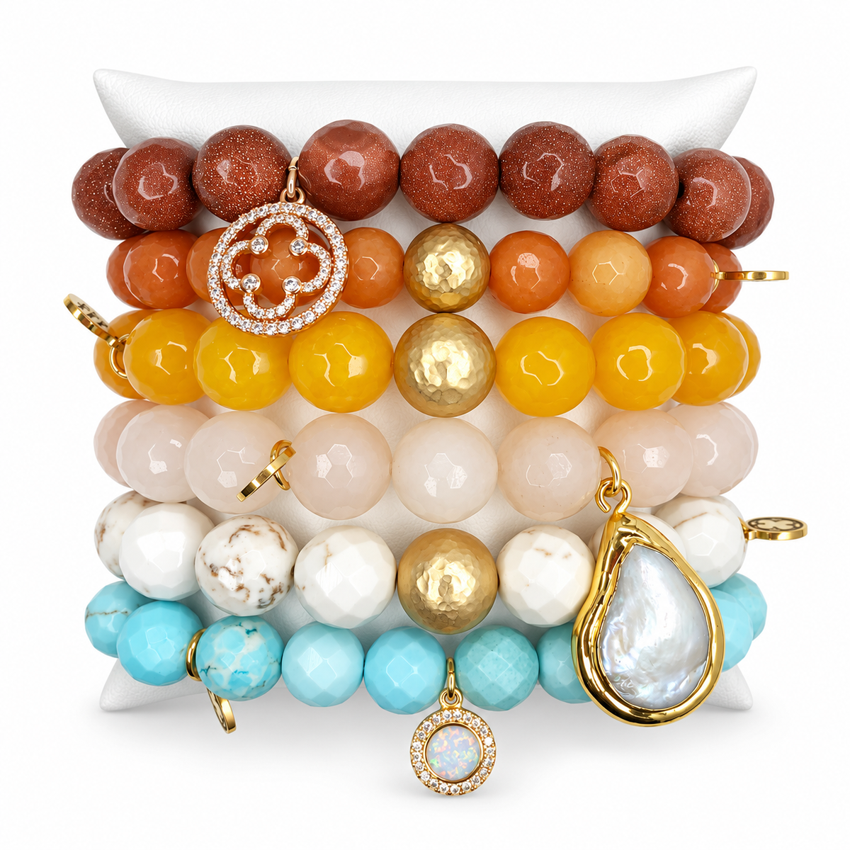 Pacific Armparty on white studio background
