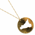 Sicily Island Large Round Cutout Necklace studio photo