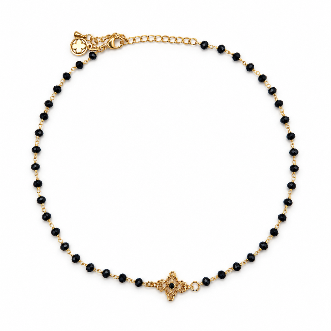 Palazzolo Black Onyx Choker - Oriana LaMarca Designs