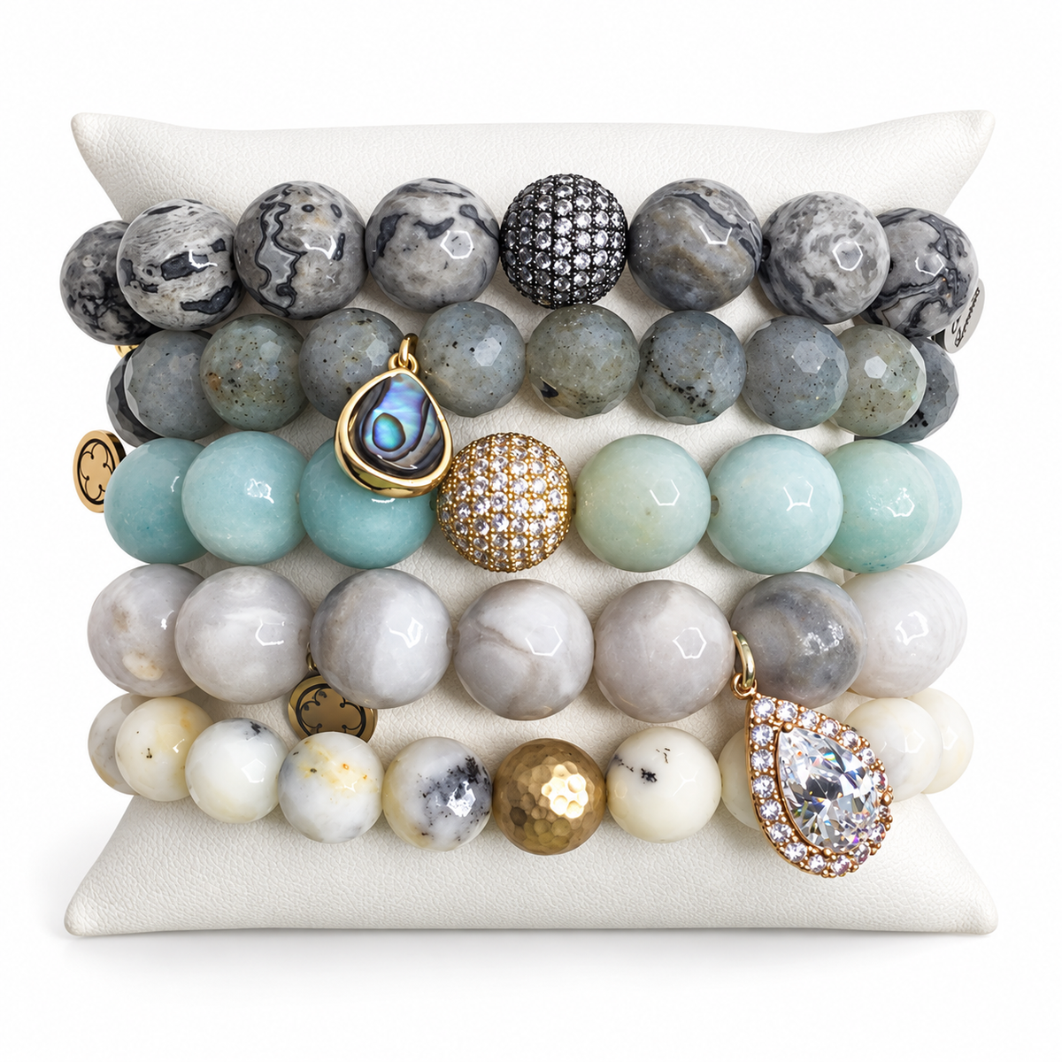 April Showers Armparty on white studio background