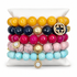Spring Attire Armparty on white studio background