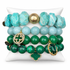 Emerald Isle Armparty on white studio background