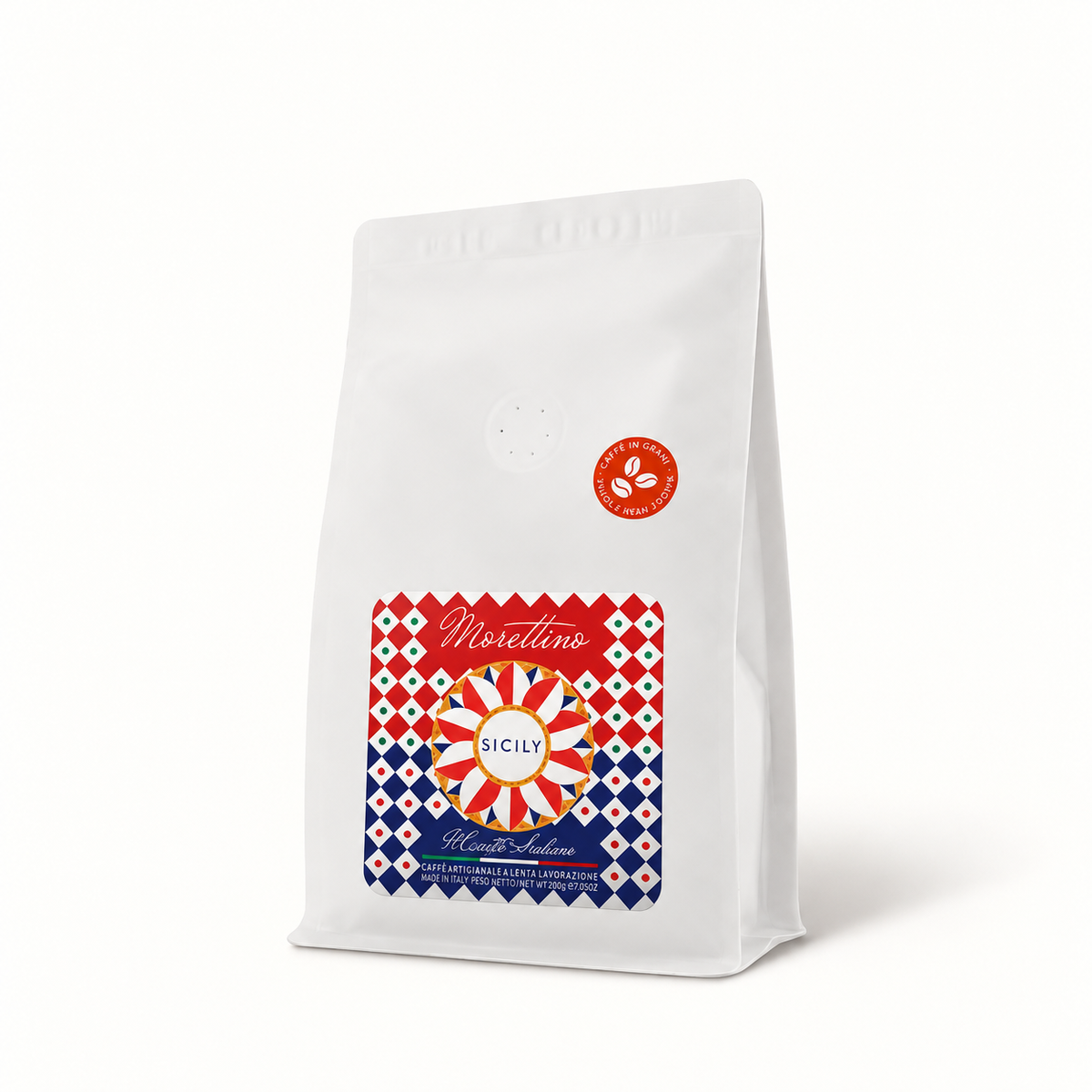 Morettino "Carretto Siciliano" Coffee Beans in Bag - 200g