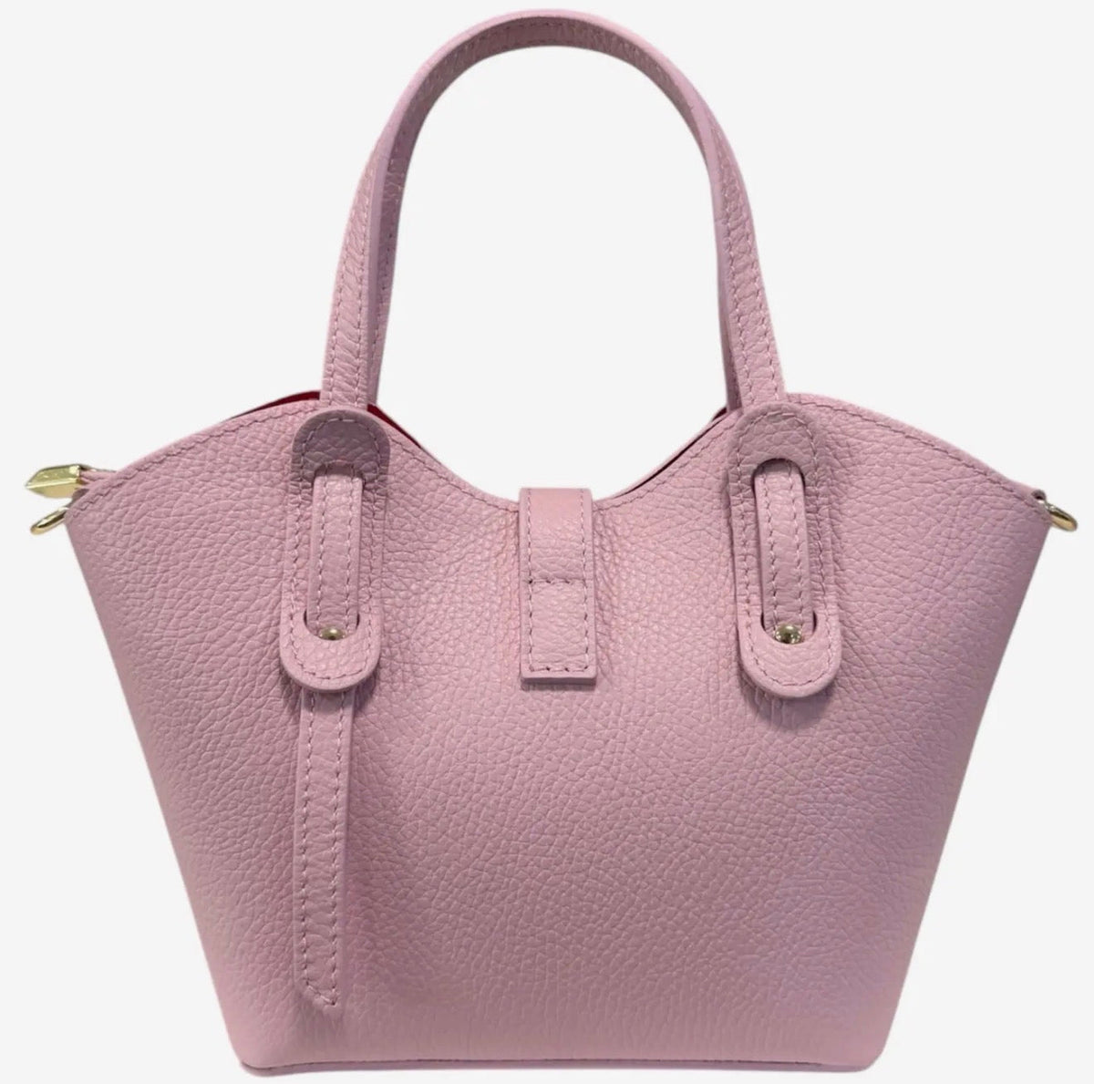 Alessia White Leather Tote
