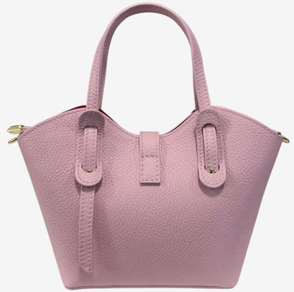 Alessia White Leather Tote