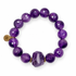 Amethyst with Amethyst Nugget Rock Candy on white studio background