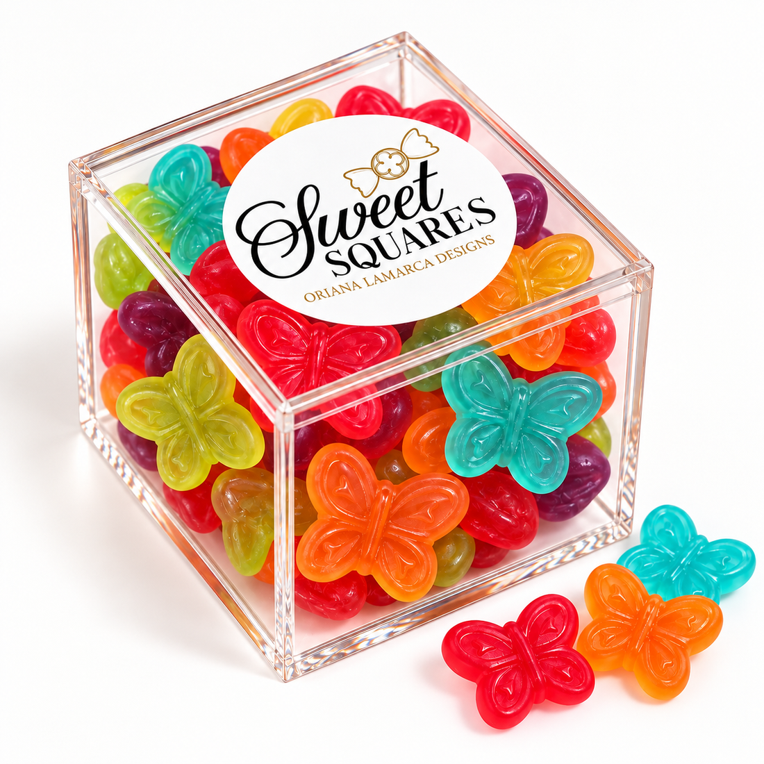 Butterfly Gummies Sweet Square - Oriana LaMarca Designs