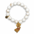 White Magnesite with Jersey Pendant on white studio background