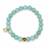 Mens Amazonite Light with Gold Accent on white studio background