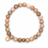 Mens Desert Moonstone with Gold Accent on white studio background