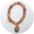 Marigold Jade with St. Mary Pendant - Oriana Lamarca LLC