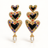 Franca Heart Drop Earring - Oriana LaMarca Designs