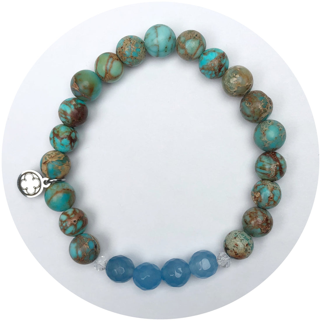 Mystic Lagoon Jasper with Aqua Agate