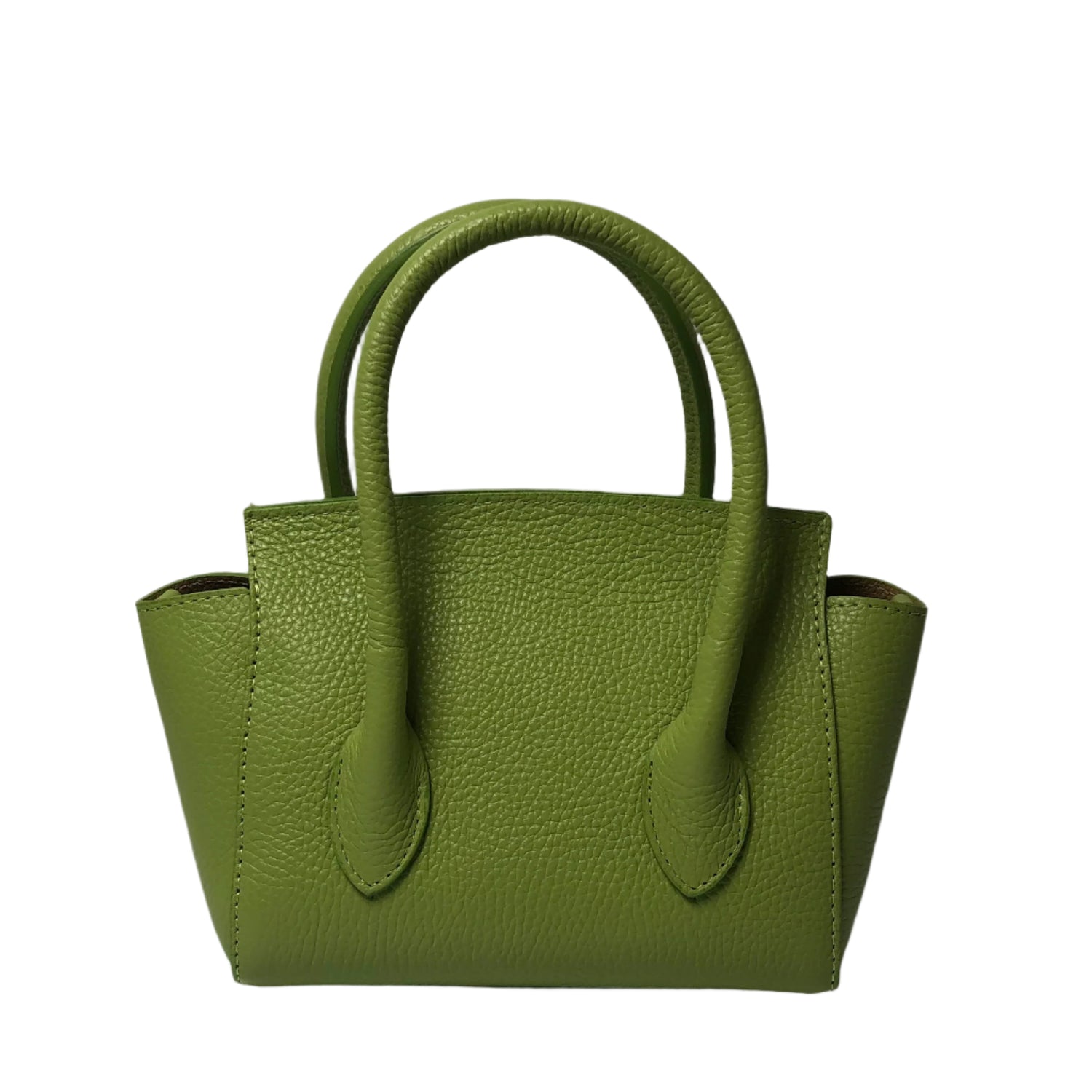 Martina Apple Green Leather Handbag