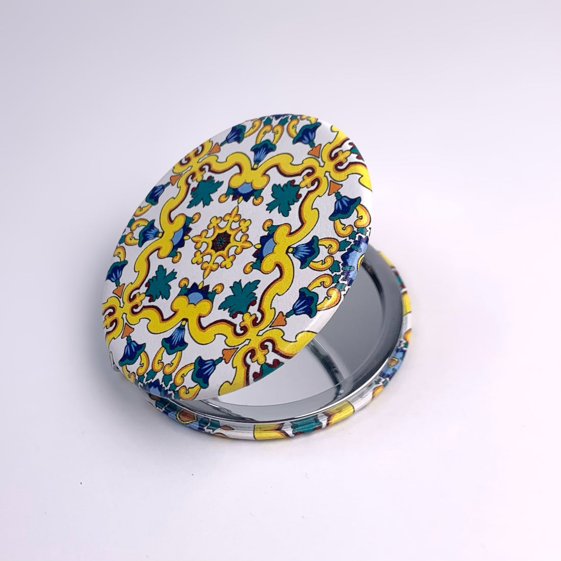 Sicilian Scroll Compact Mirror