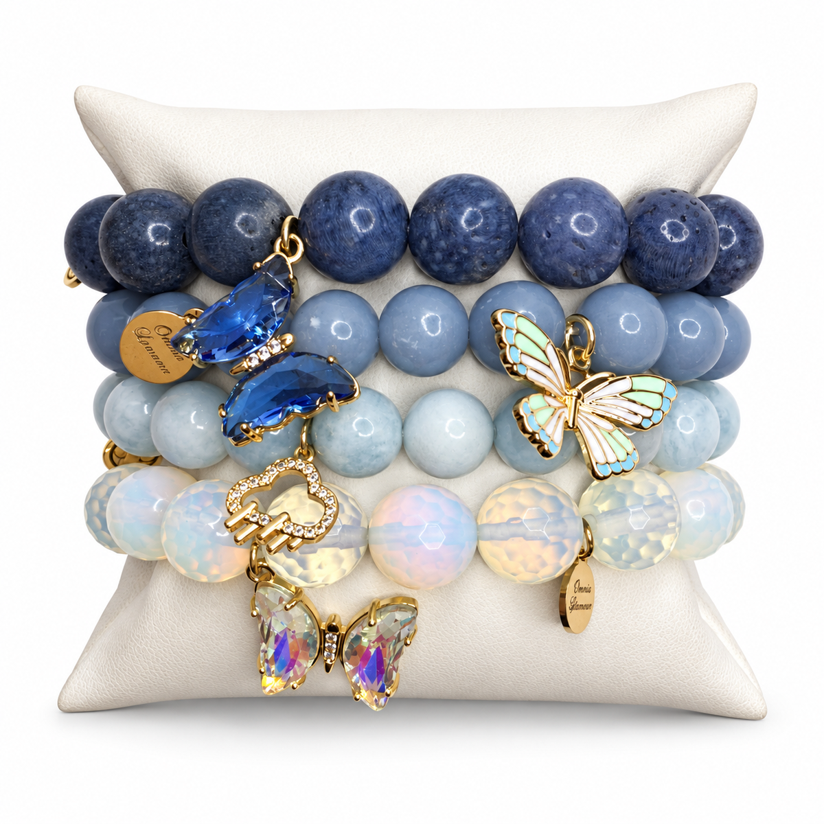 Wings of Transformation Armparty on white studio background