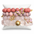Ruffled Petals Armparty on white studio background