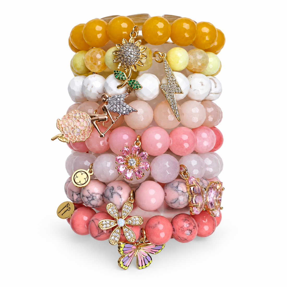 Marigold Armparty on white studio background
