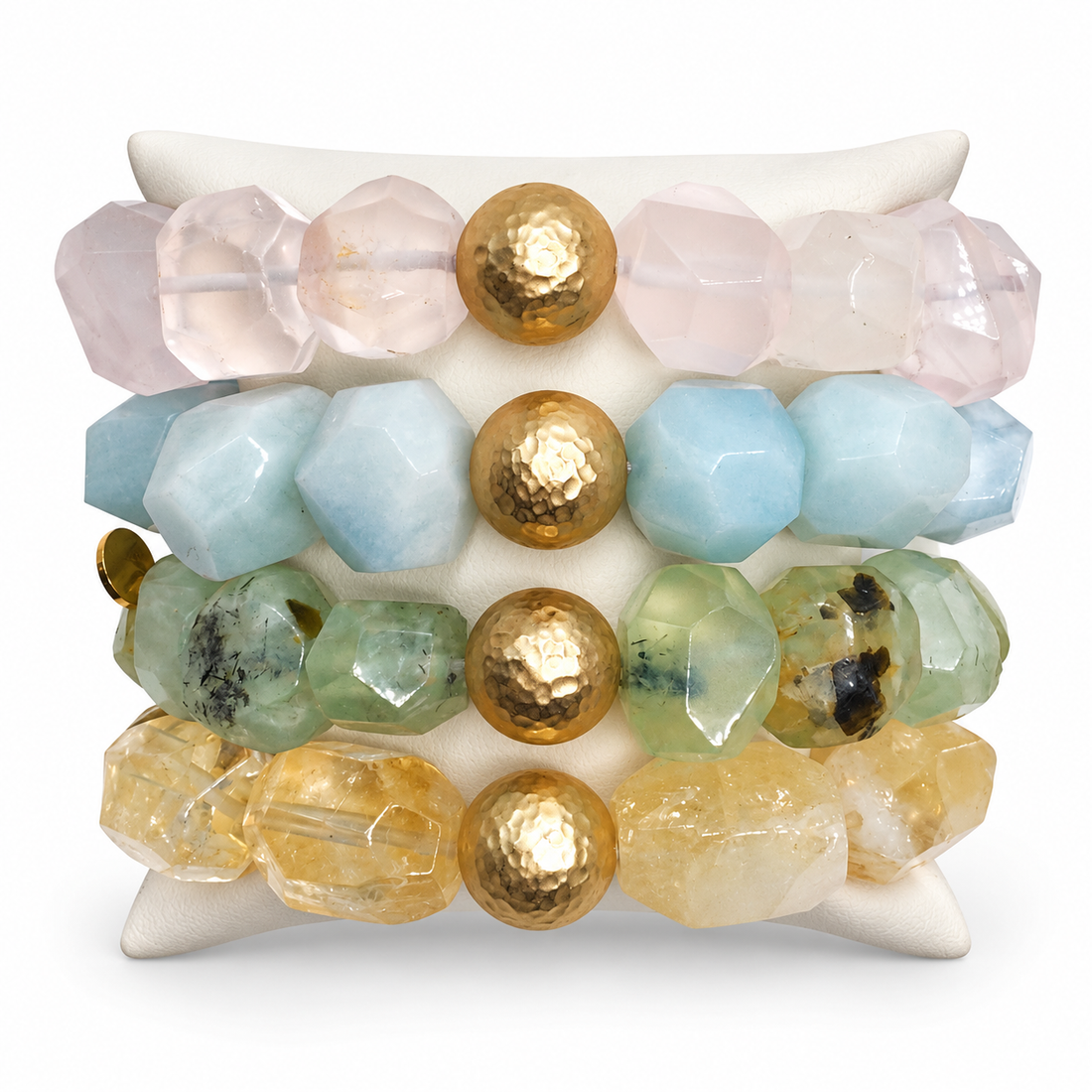 Cotton Candy Skies Armparty on white studio background