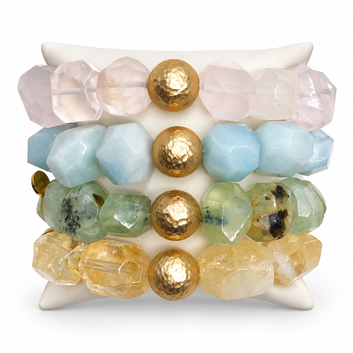 Cotton Candy Skies Armparty on white studio background