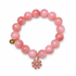 Rose Pink Jade with Pink Daisy Pendant - Oriana LaMarca Designs