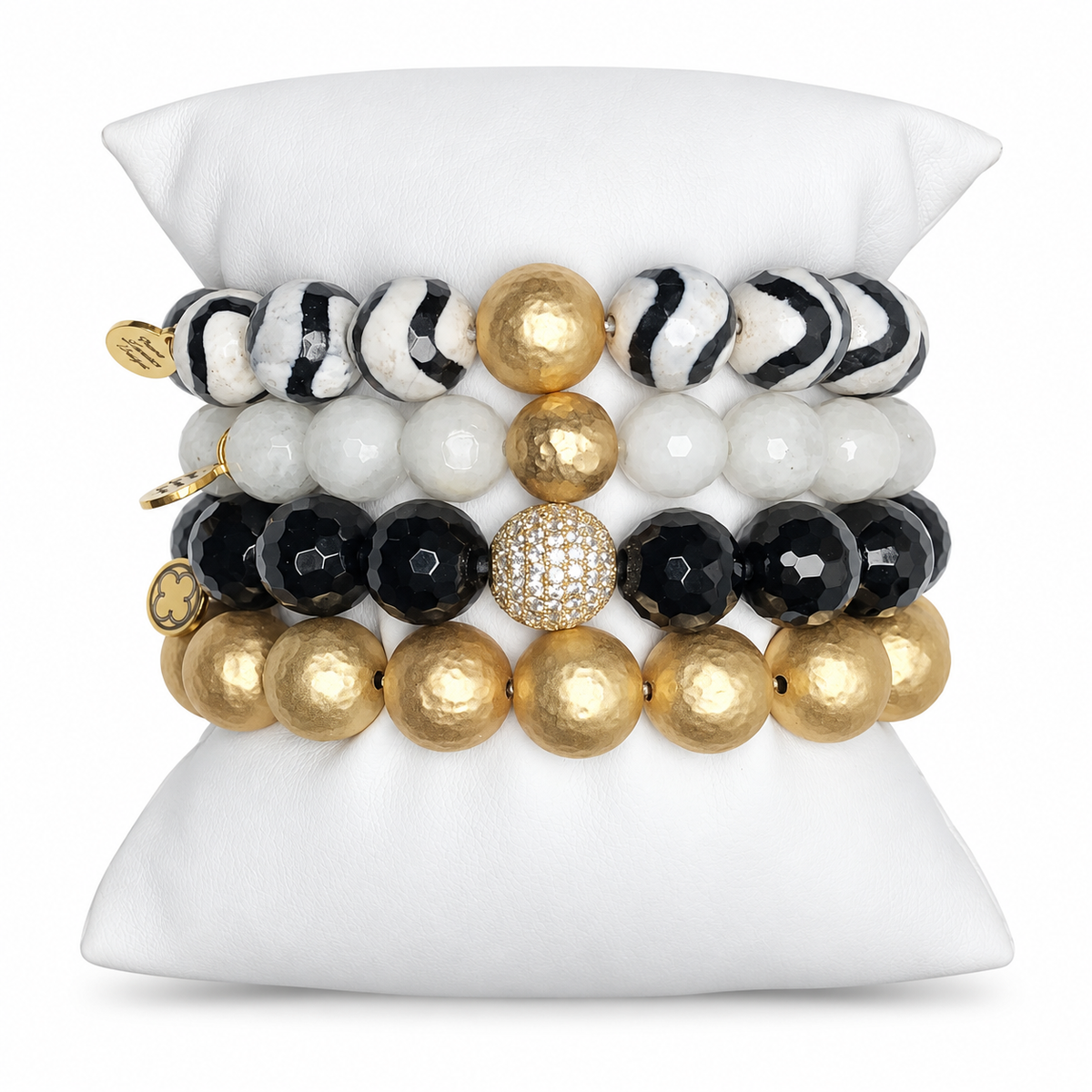 Barbara Armparty on white studio background