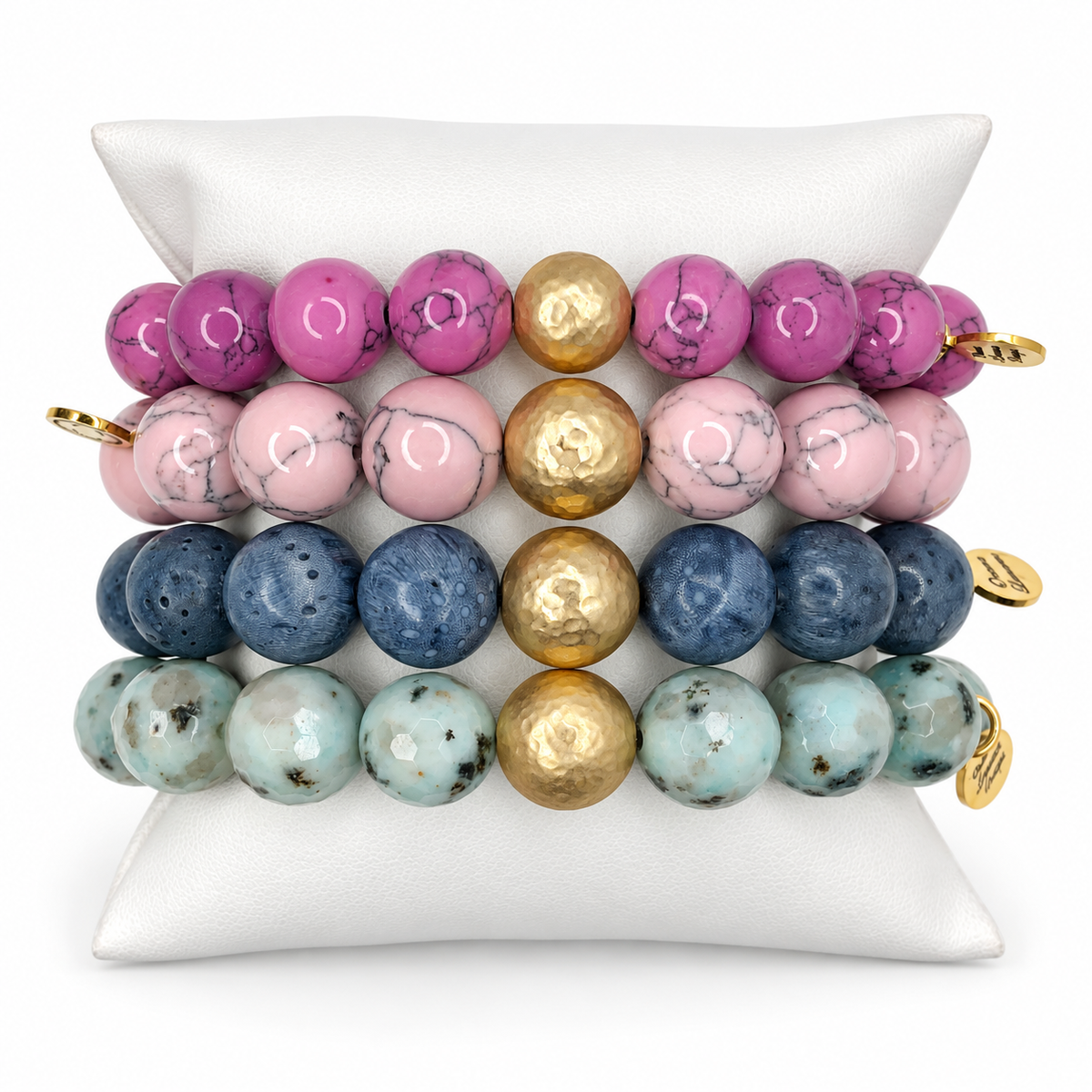 Louvre Chic Armparty on white studio background