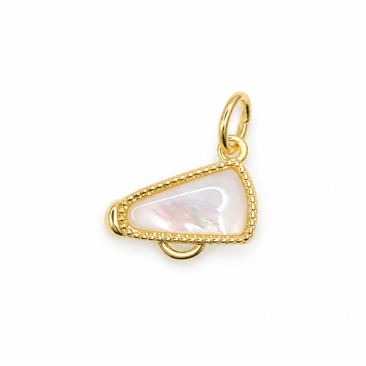 Cheer Megaphone Pendant — studio photo