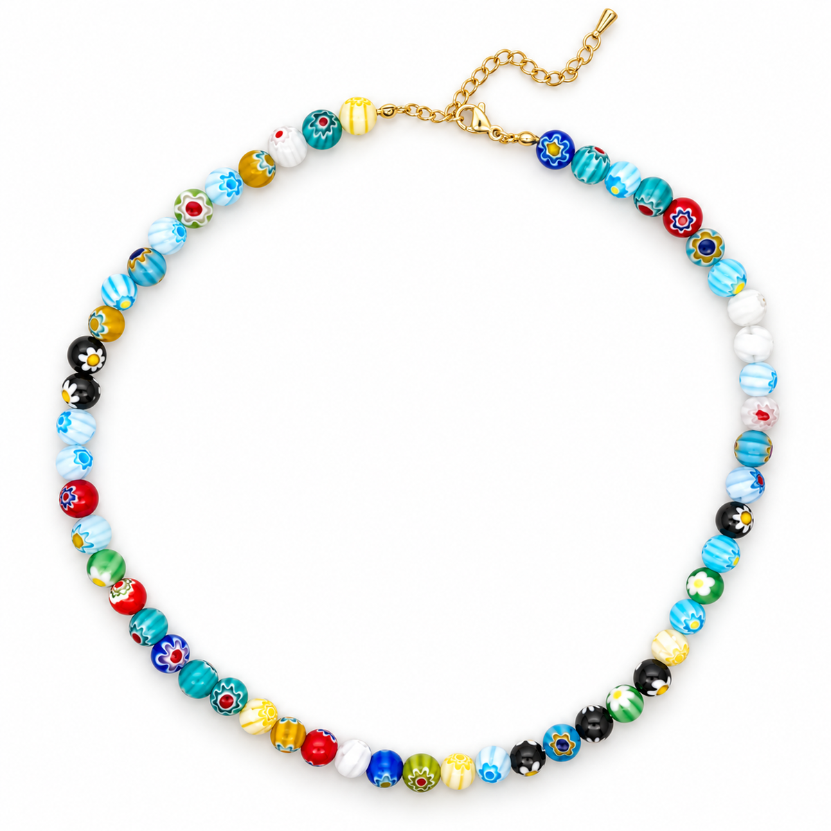 Millefiore Necklace studio photo