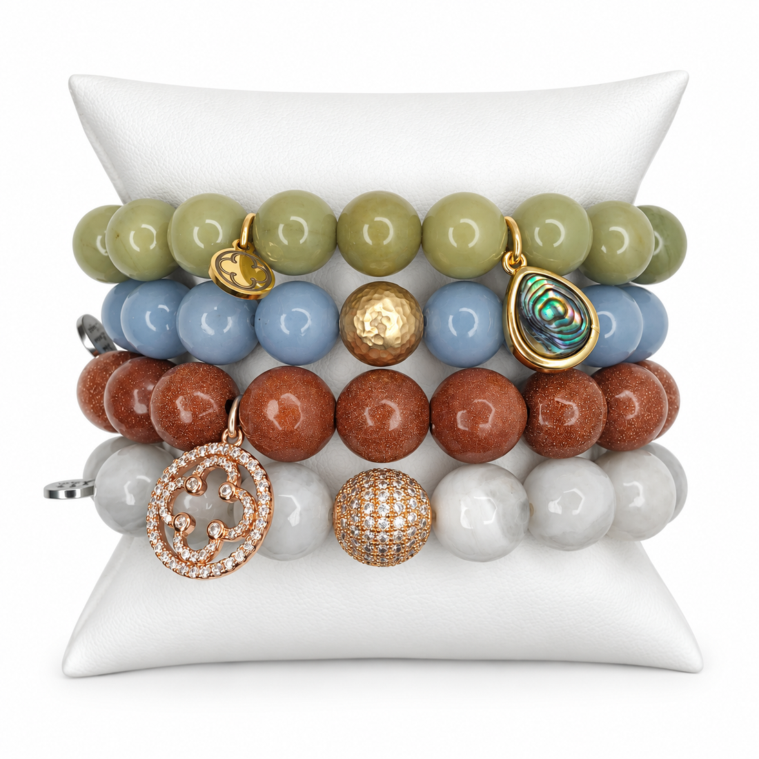 Grass Is Always Greener Armparty on white studio background