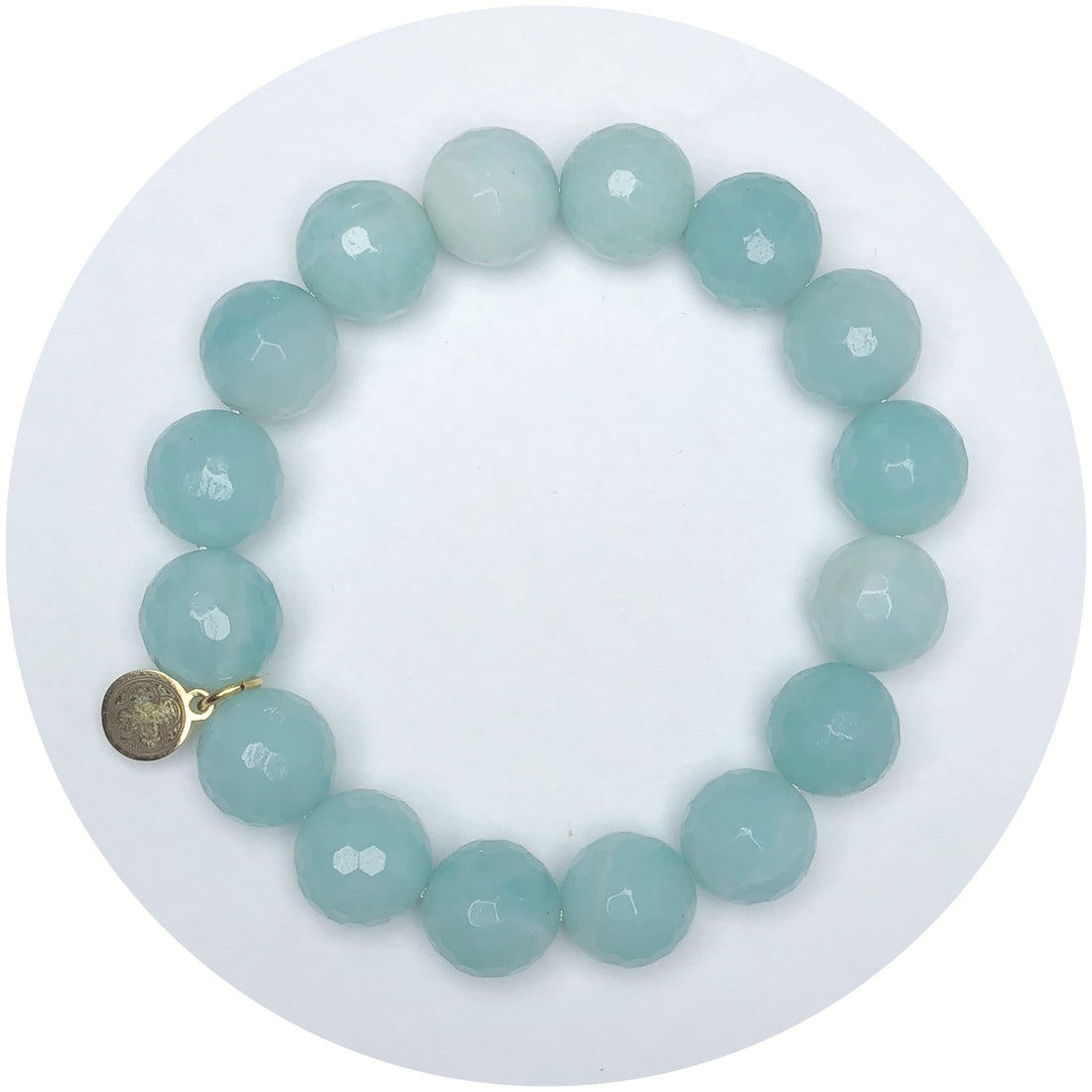 Amazonite Light Beaded Bracelet