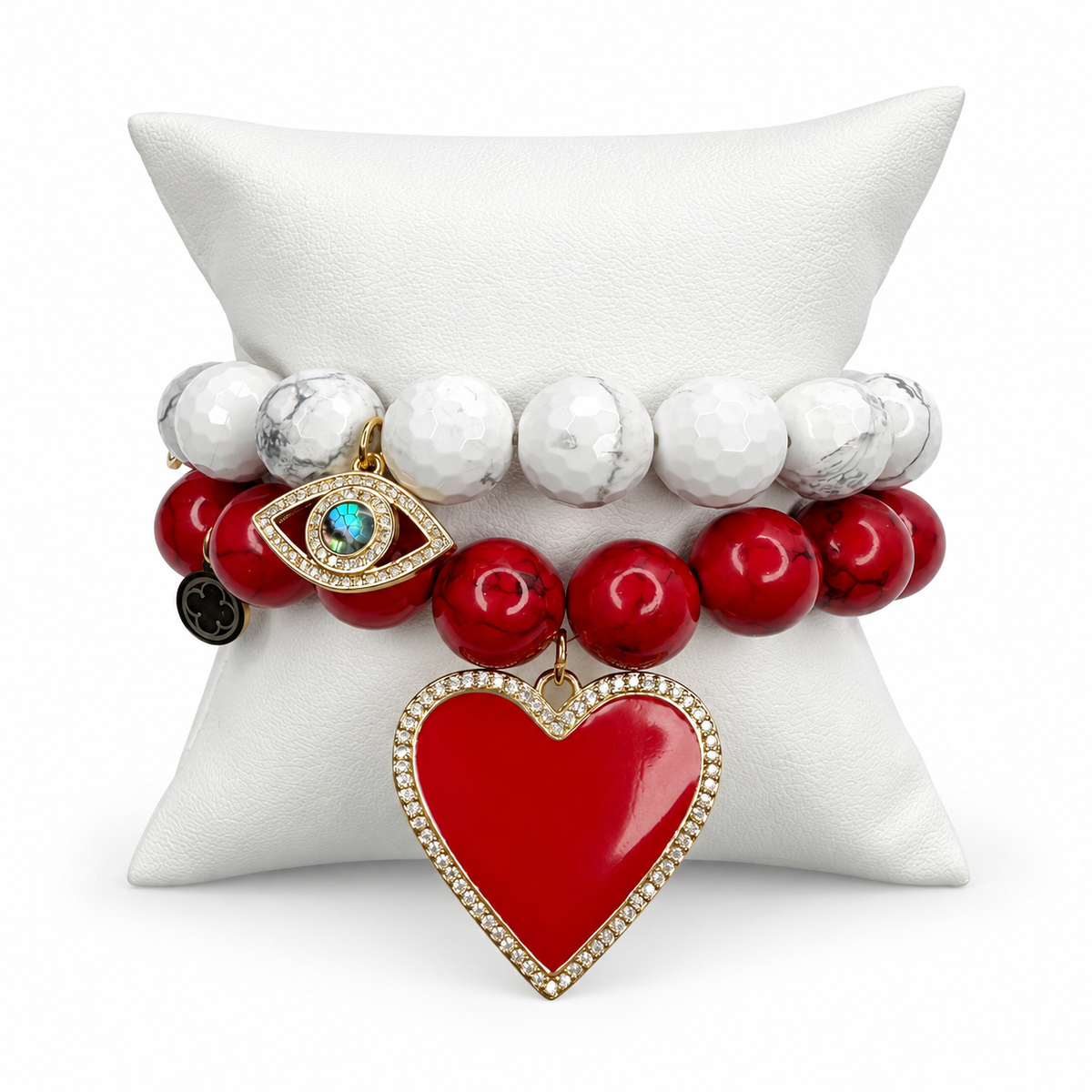 Eye Love You Armparty on white studio background