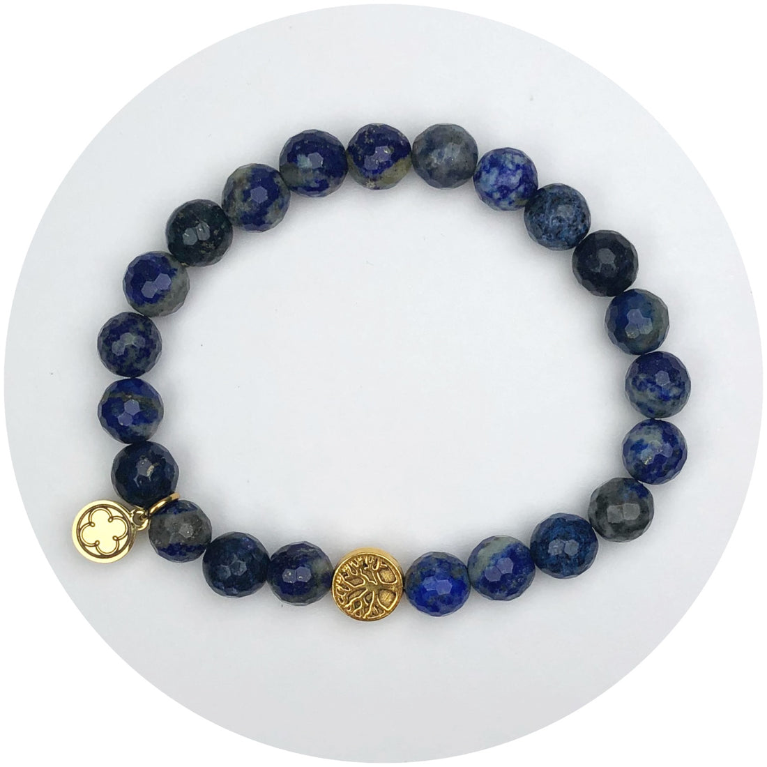 Azul Cobalt with Tree of Life Spacer