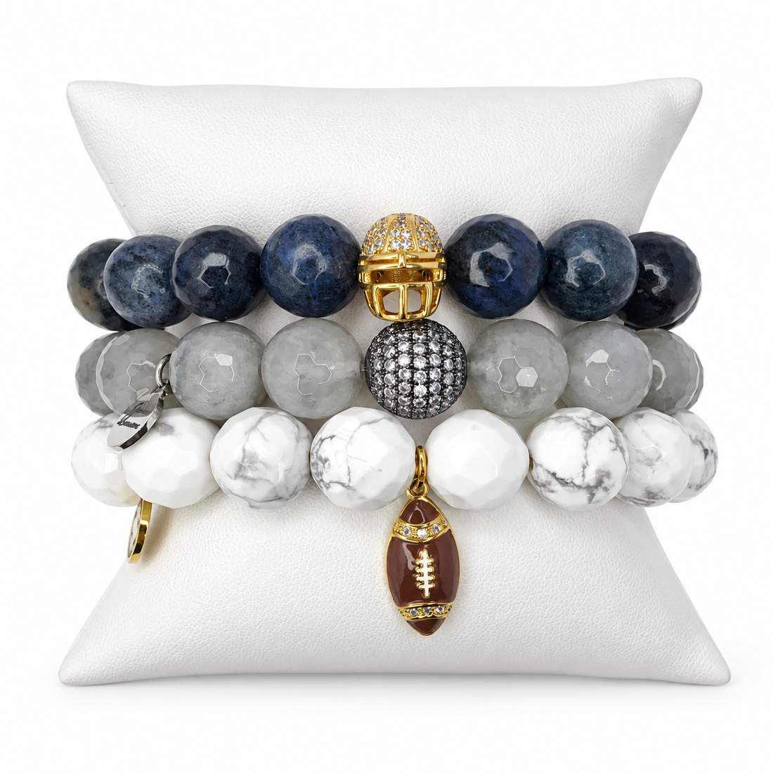 Dallas Cowboys Armparty on white studio background
