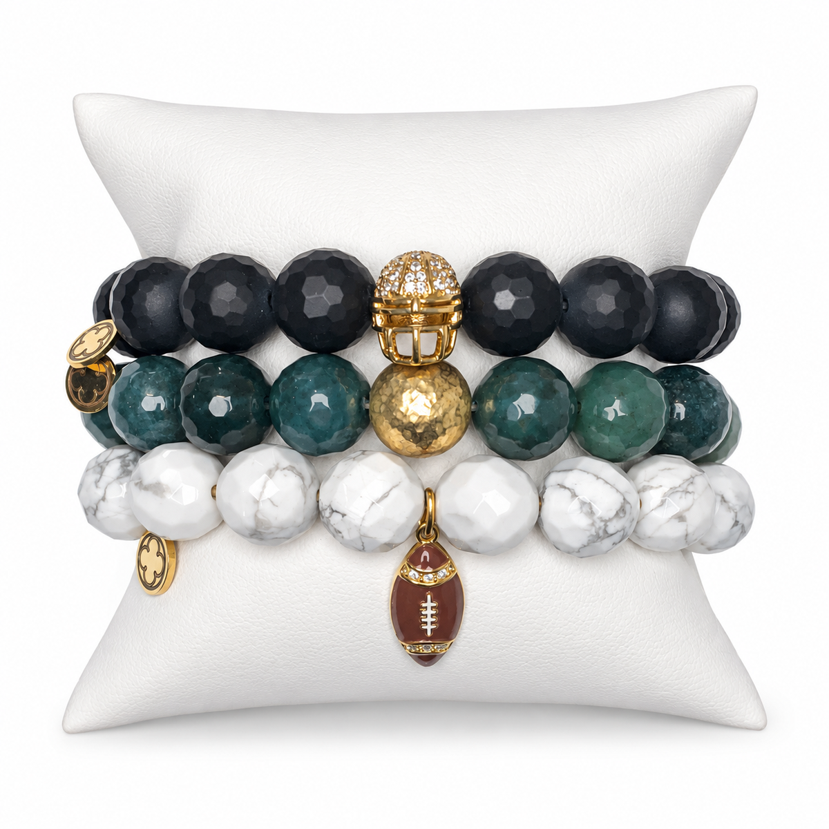 Philadelphia Eagles Armparty on white studio background