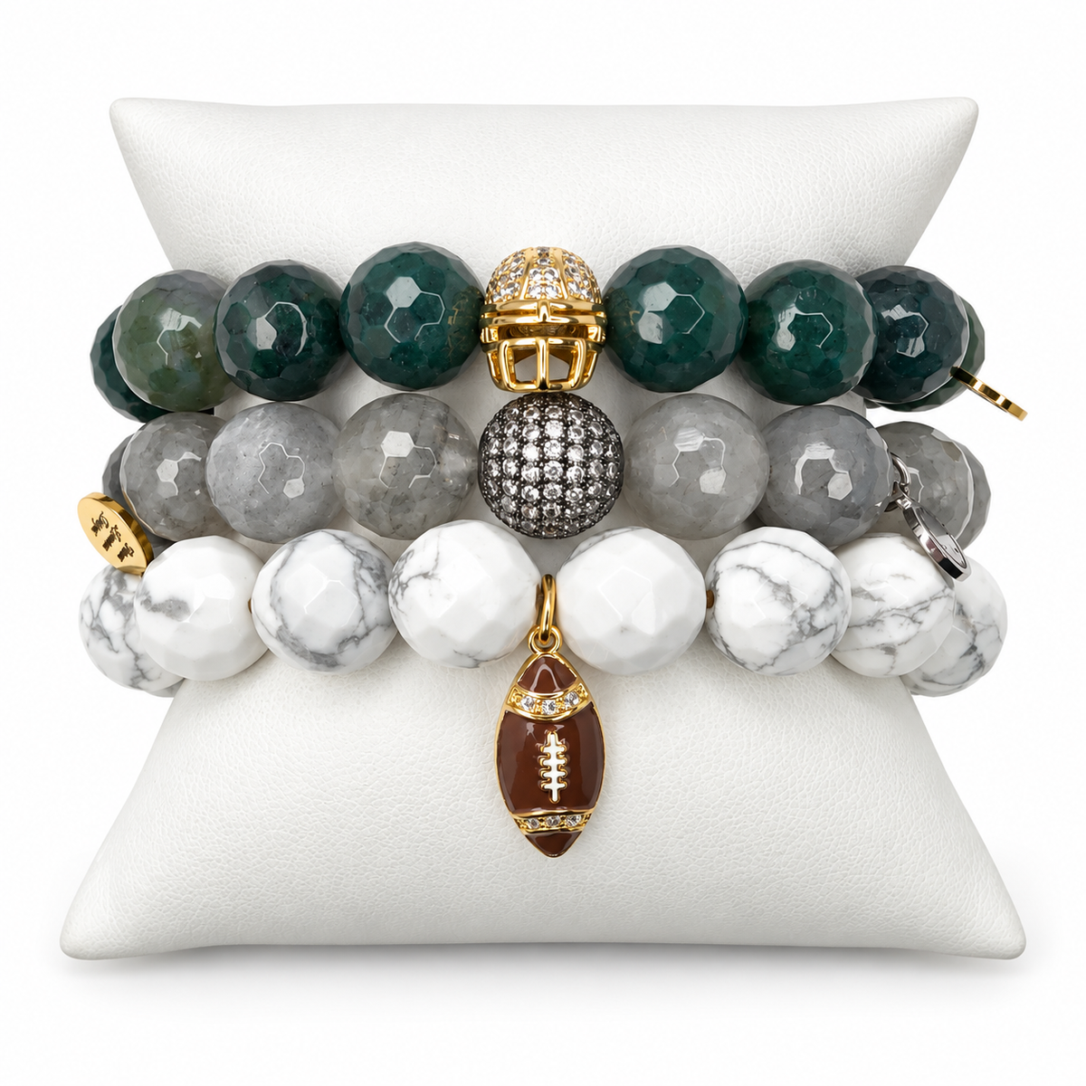 New York Jets Armparty on white studio background
