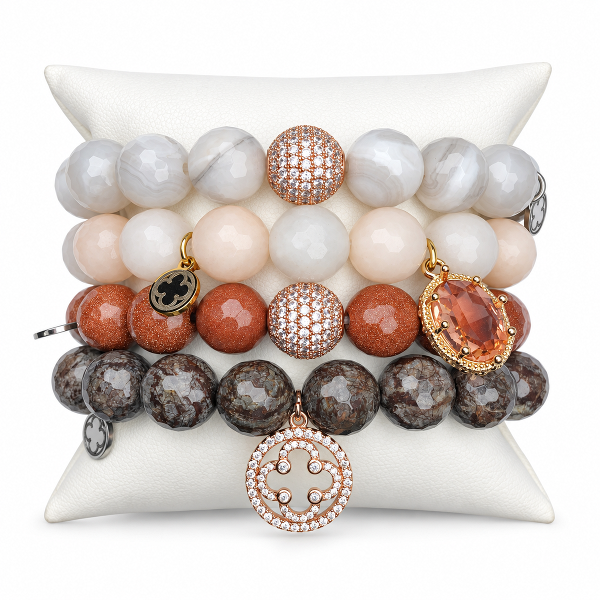 Balayage Armparty on white studio background