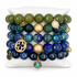Evening Blue Armparty on white studio background