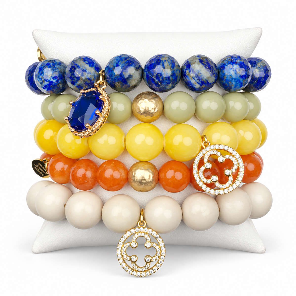 Azure Allure Armparty on white studio background