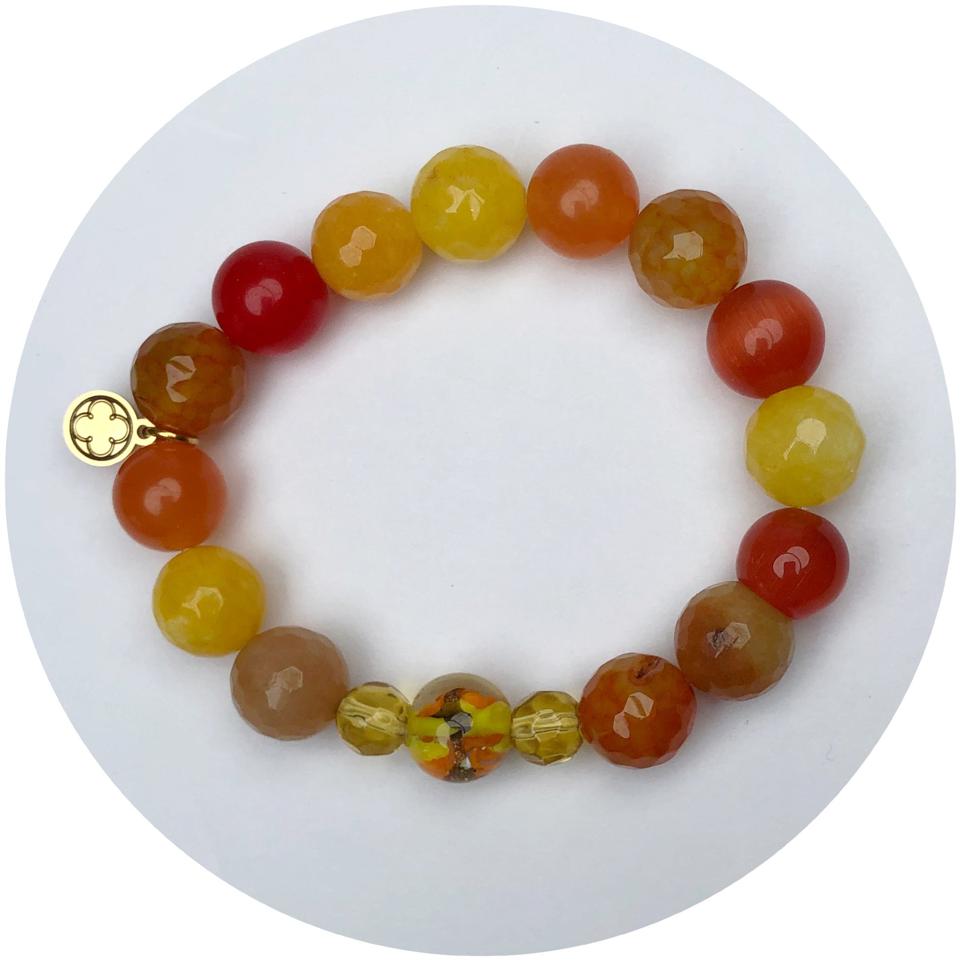 Summer-set Jade with Clear Fireball Spacer