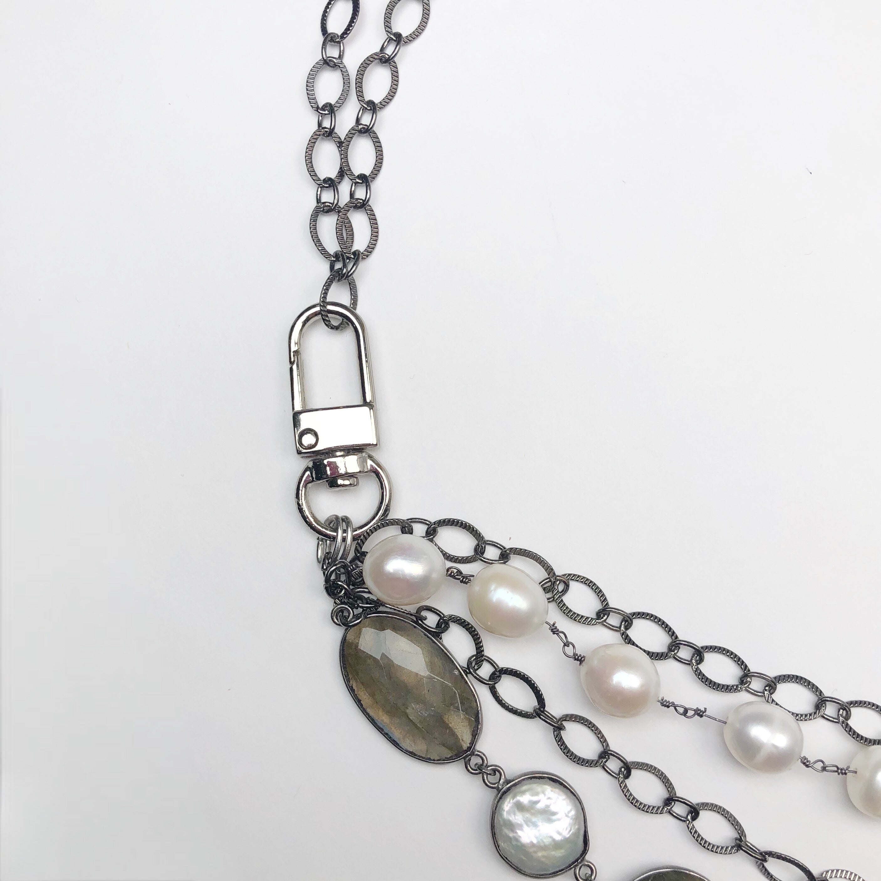 Baroque Pearl Gemstone Belt