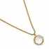 Mother of Pearl Round Halo with Rope Necklace - Oriana LaMarca Designs