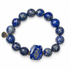 Lapis with Lapis Nugget Rock Candy on white studio background