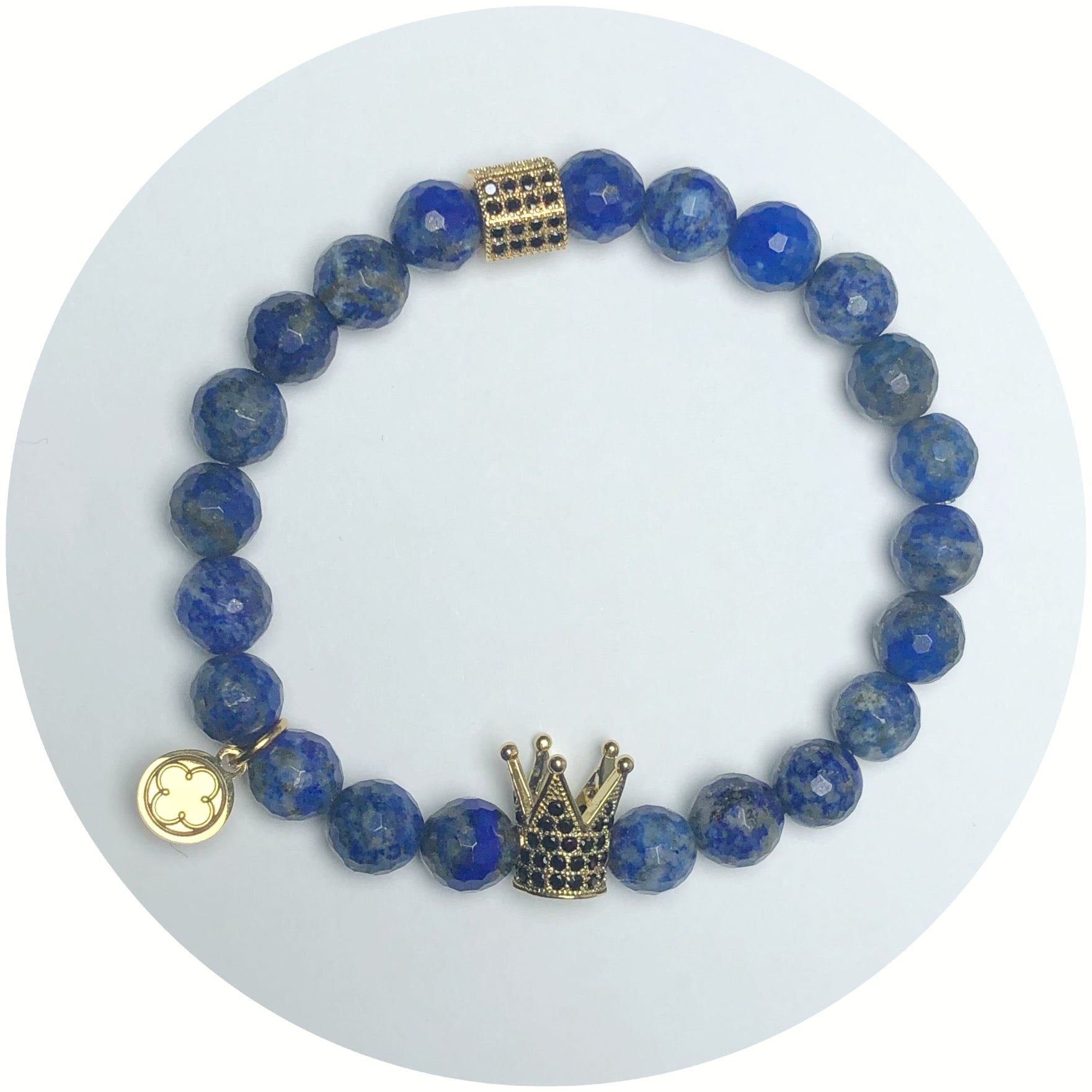 Nate B. Mens Lapis Pavè Royalty Crown