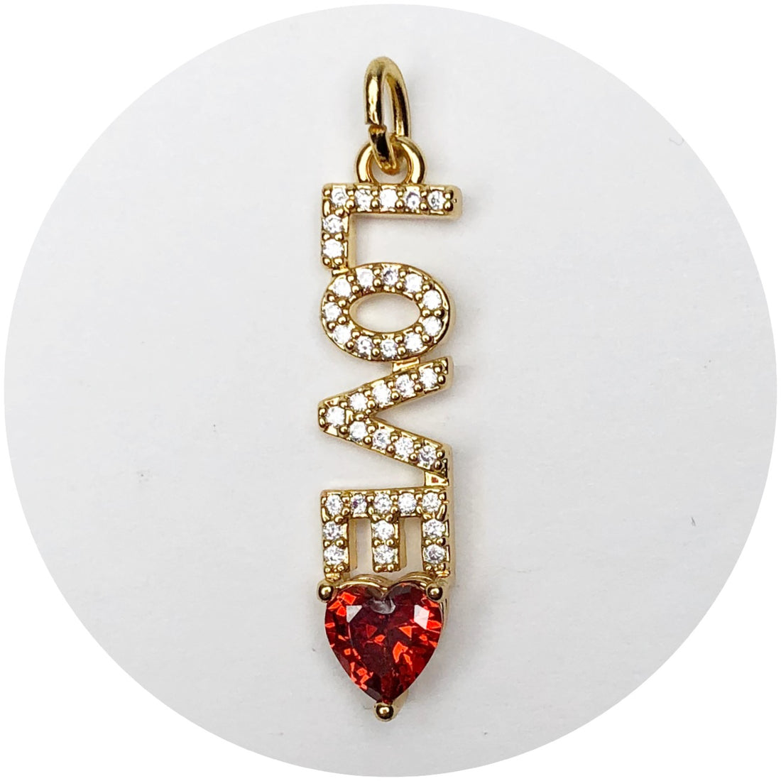 Pavé Love Pendant